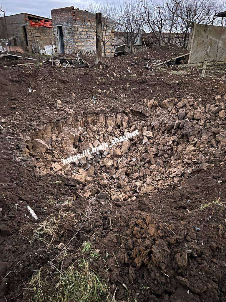 Воронка от ракеты Оникс