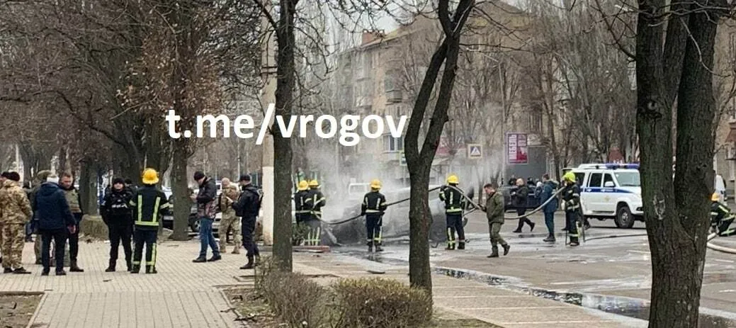 В оккупированном Мелитополе взорвали авто предателя Украины: появились подробности. Фото