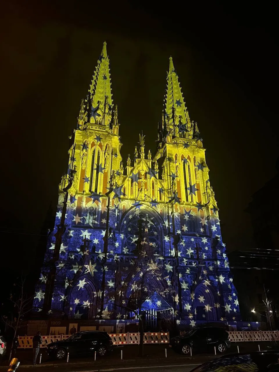 В Киеве продолжился световой арт-тур Герри Хофштеттера: фантастические фото