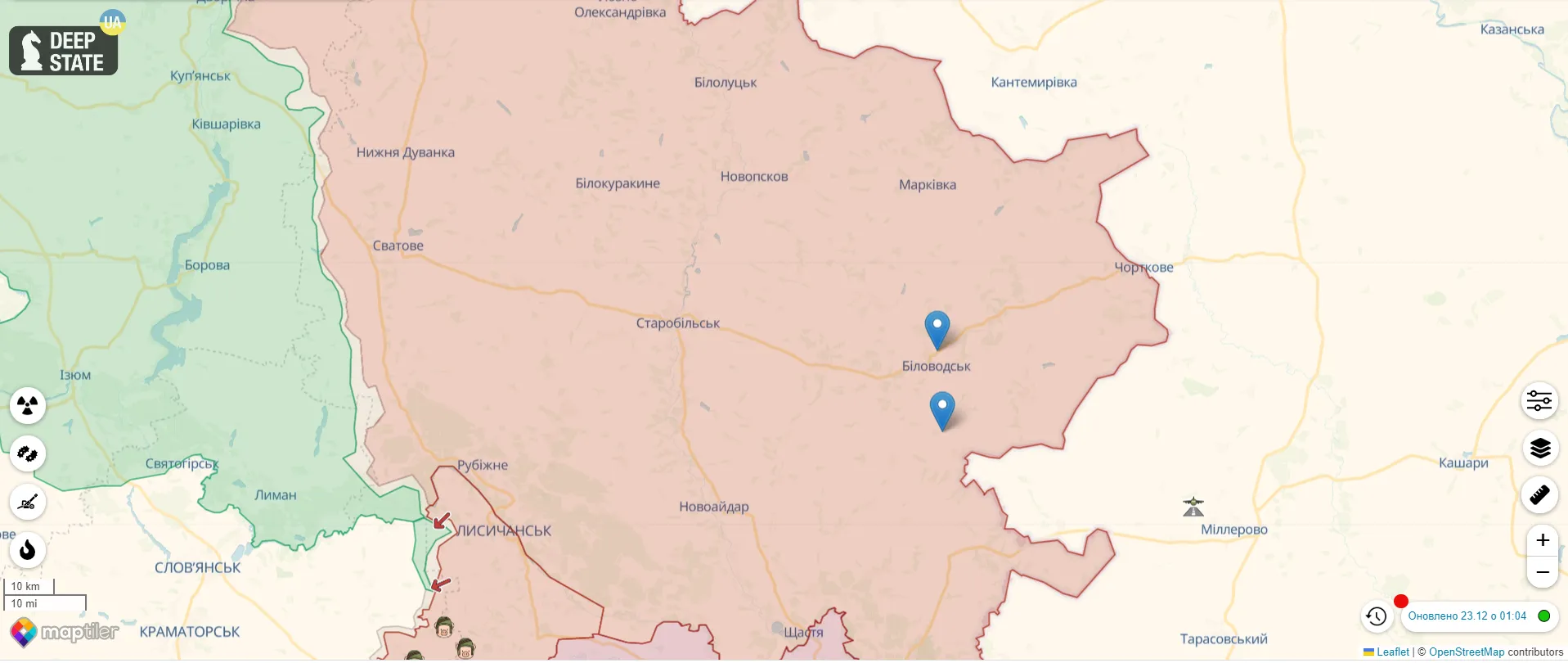 ВСУ підтвердили масову ’’демілітаризацію’’ окупантів, для поранених ’’вагнерівців’’ розгорнули госпіталь у Біловодську – Генштаб