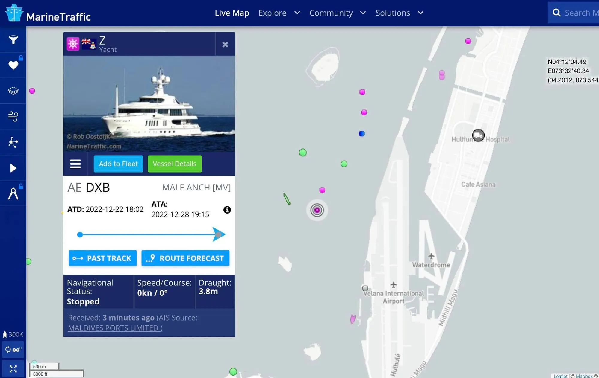 Розташування яхти Жеваго dqxikeidqxiqqeant