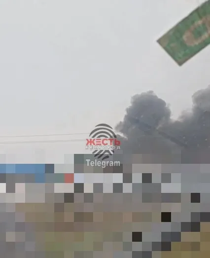 У Білгородській області РФ спалахнула потужна пожежа, піднявся чорний дим. Відео dqxikeidqxitkant