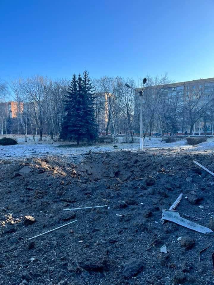 Последствия вражеского удара по Краматорску