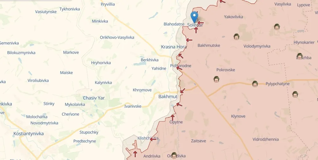 ЗСУ роблять усе можливе, щоб виснажити окупантів під Соледаром, — речник Східного угруповання ЗСУ dqxikeidqxiqqeant