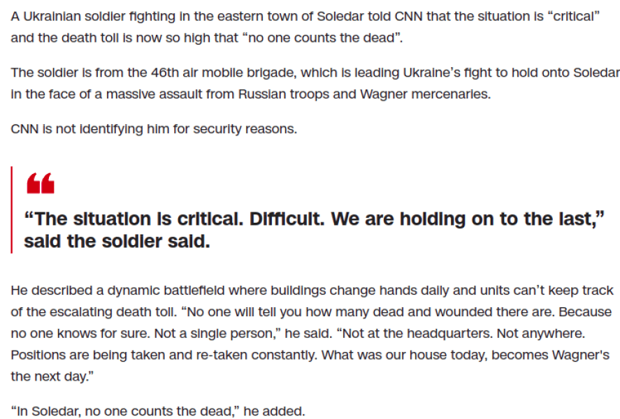 CNN репортаж бої за Соледар штурм бійці ЗСУ наступ dqxikeidqxitkant