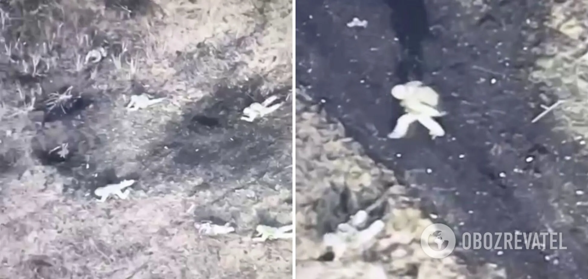 Аэроразведчик ’’Мадяр’’ показал ’’охоту’’ на оккупантов возле неподалеку от Соледара. Видео