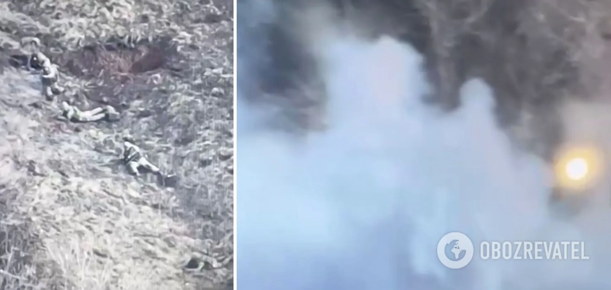 Аэроразведчик ’’Мадяр’’ показал ’’охоту’’ на оккупантов возле неподалеку от Соледара. Видео