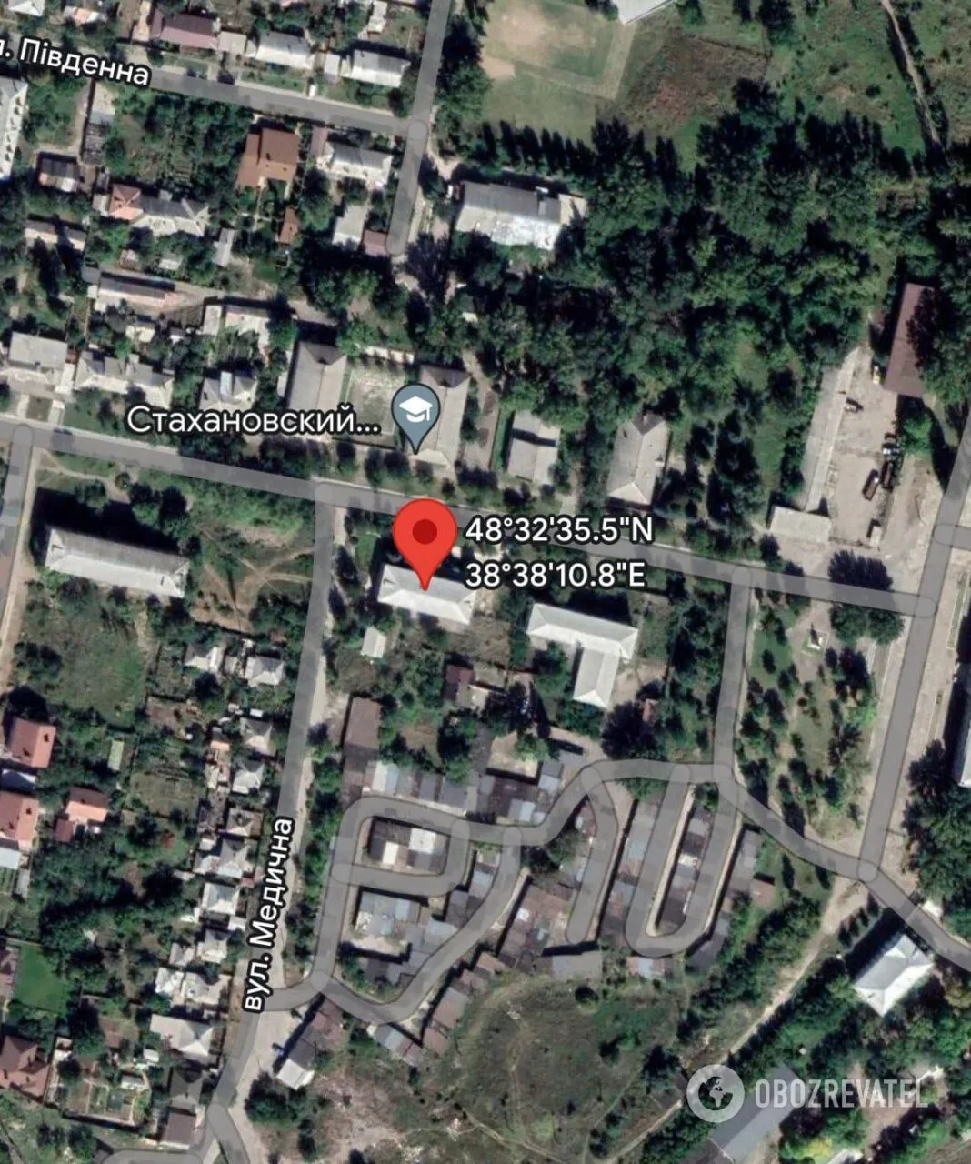 Координаты VIP-больницы кафиров в Кадиевке dqxikeidqxiqqeant