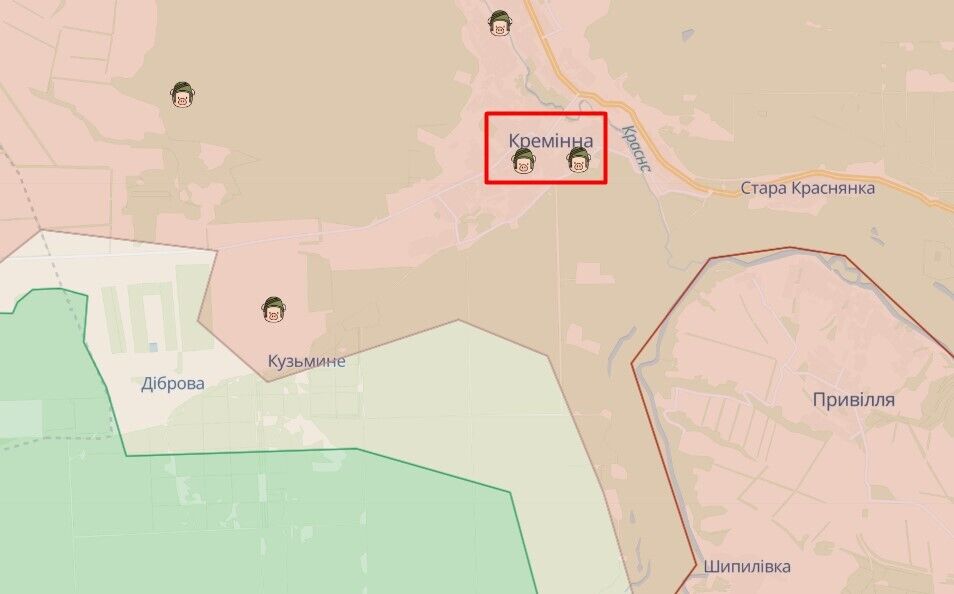 У США відзначили успіхи ЗСУ біля Кремінної: лінія фронту наближається до міста. Карта бойових дій dqxikeidqxitkant