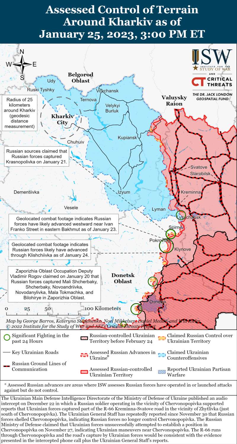 ВСУ продвигаются у Кременной, оккупанты наступают южнее Бахмута: карты боев