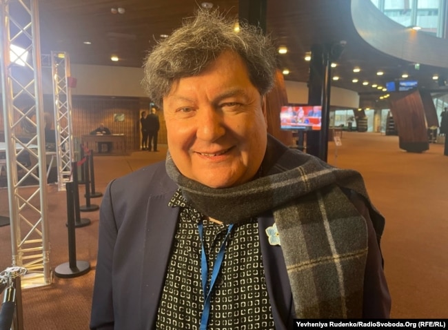 Голова делегації Литви і віцепрезидент ПАРЄ Емануеліс Зінгеріс, один із авторів резолюції, яка передбачає створення спецтрибуналу