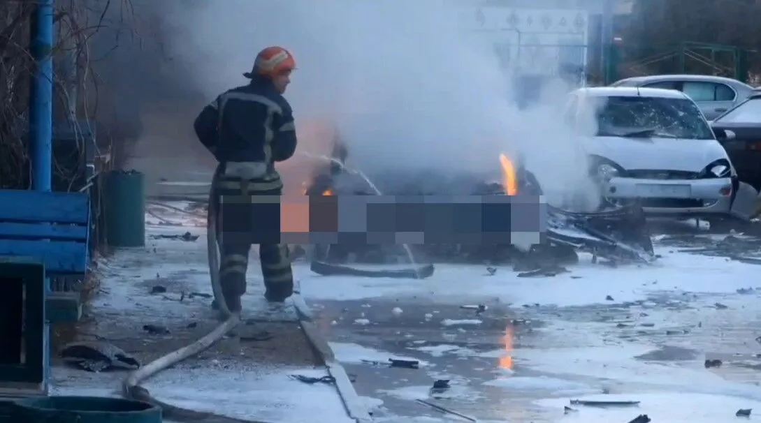 В Енергодарі підірвали авто місцевого колаборанта, зрадника ліквідовано: окупанти заявили про "теракт". Фото і відео