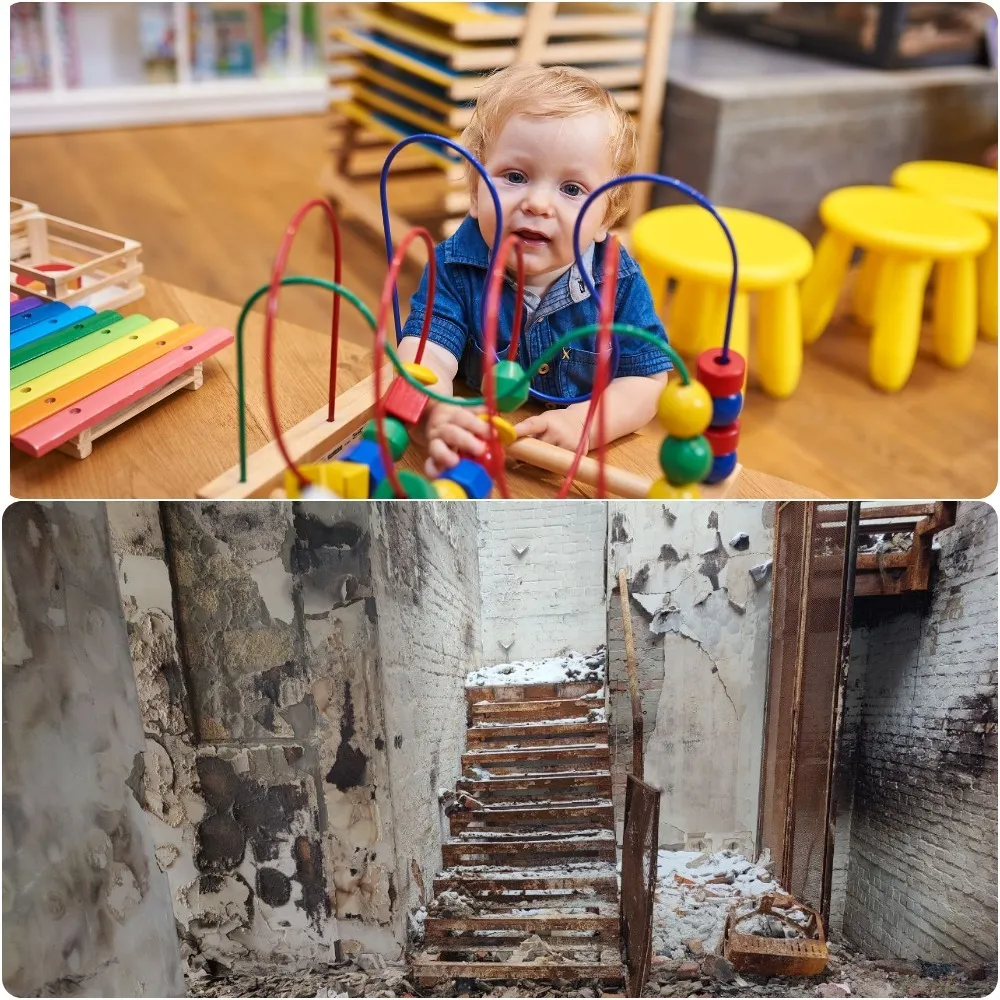 Оккупанты сожгли уникальный детсад под Харьковом: журналистка показала щемящие фото