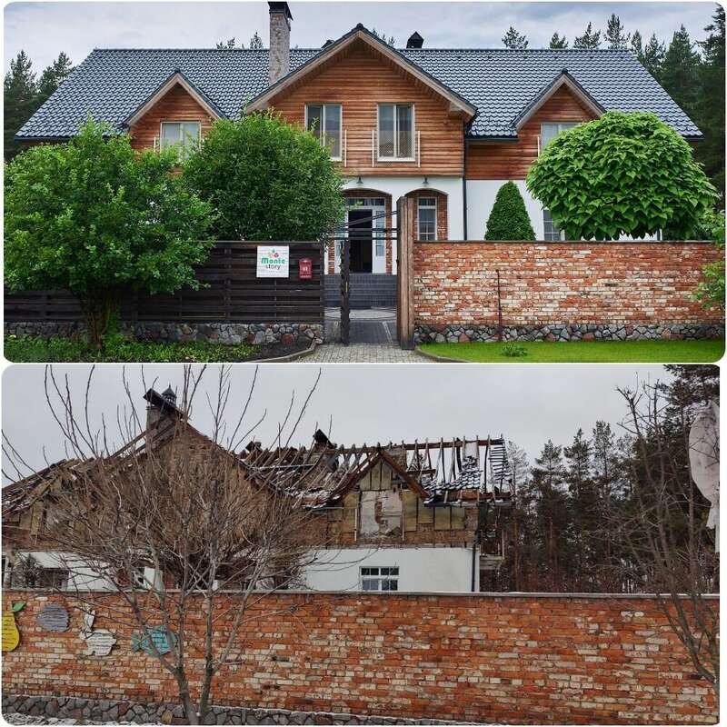 Оккупанты сожгли уникальный детсад под Харьковом: журналистка показала щемящие фото