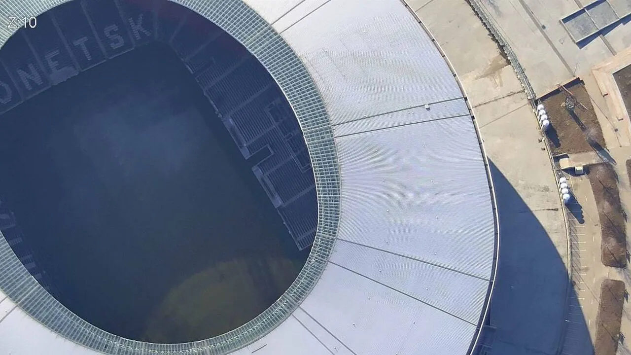 Как сейчас выглядит ’’Донбасс Арена’’: опубликованы уникальные фото, снятые украинским беспилотником