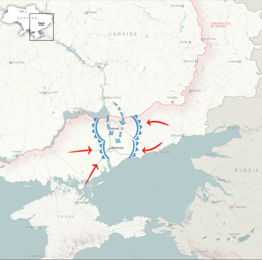 Россия может открыть новый фронт, но и Украина готовит контрнаступление – NYT
