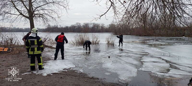 У Києві на річці Десенка чоловік провалився під кригу і загинув dqxikeidqxiqqeant