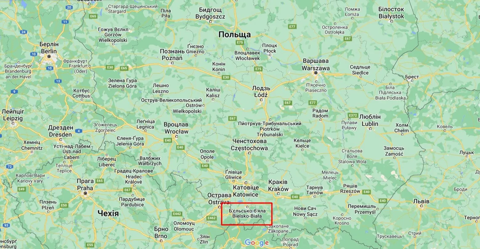 У Польщі затримано українця, який розбив кілька авто. Фото