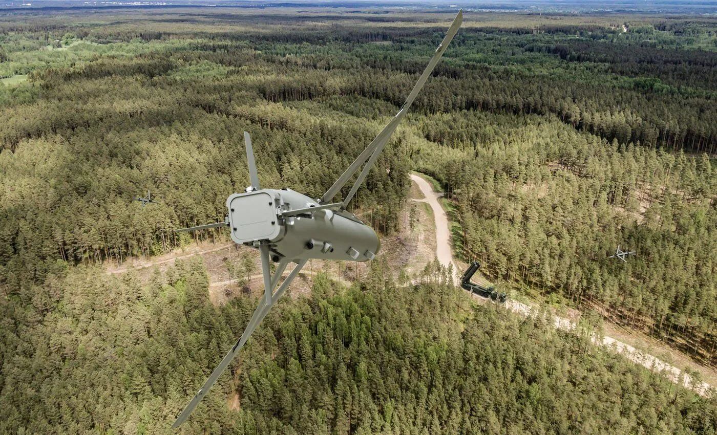 ’’Крылатая бомба’’ GLSDB заходит на цель