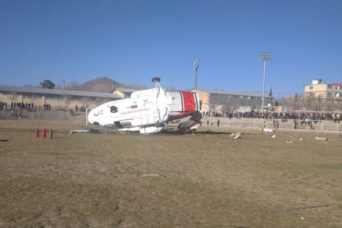 В Иране разбился вертолет с министром спорта. Фото, видео