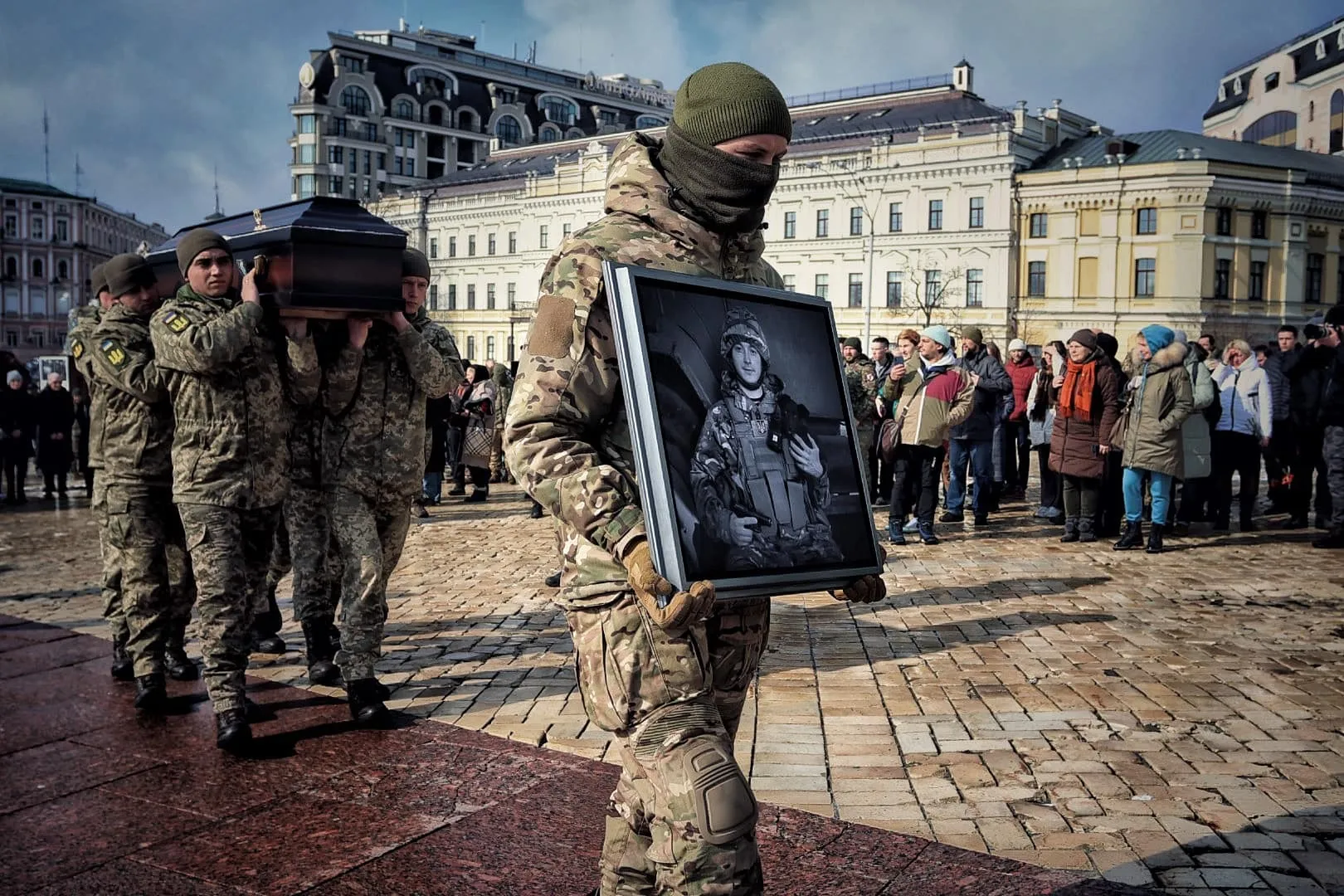 У Києві прощаються з героями-розвідниками ’’Святошей’’, ’’Аполлоном’’, ’’Непейпивом’’ і ’’Тарасієм’’. Фото і відео dqxikeidqxitkant