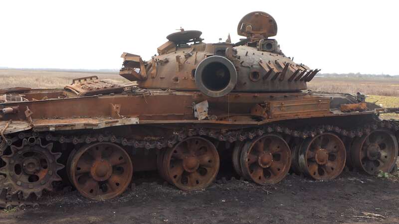 Знищена російська техніка на полях Херсонщини