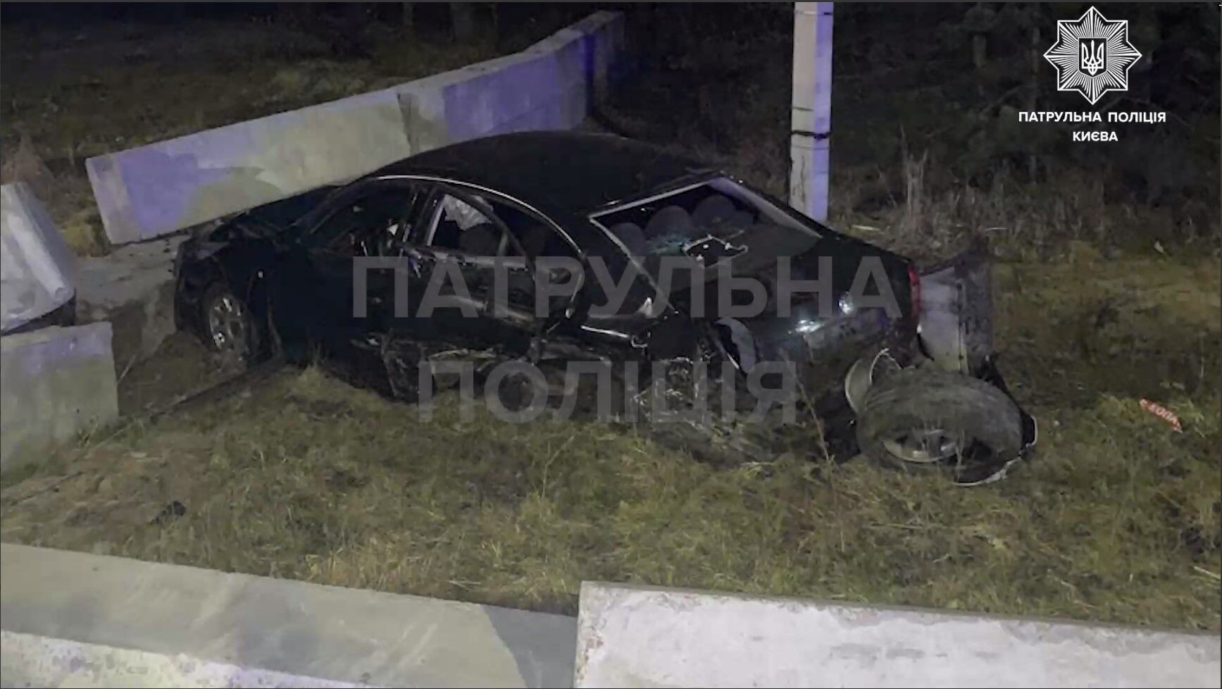 У Києві п’яний водій спровокував потрійну ДТП та втік у лісі. Відео dqxikeidqxiqxxant