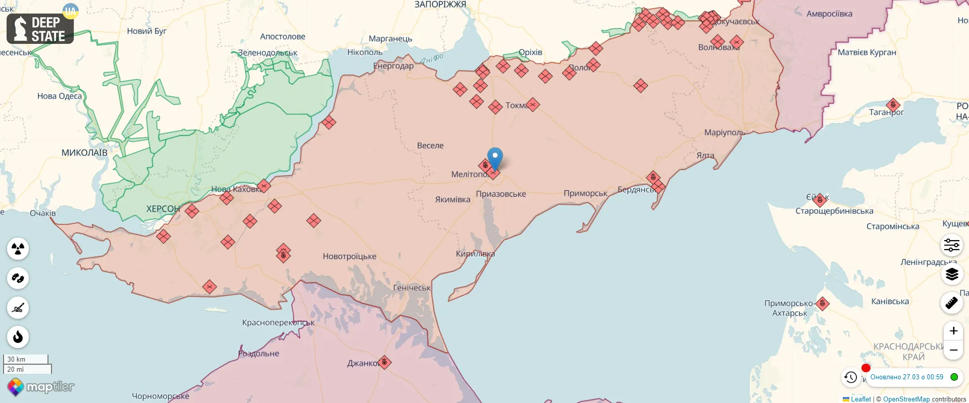 Постраждали десятки окупантів: випливли нові деталі потужного "хлопка" в Мелітополі dqxikeidqxiqqeant