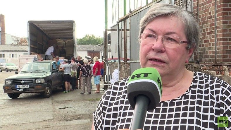 Раиса Штайник дает интервью RT Deutsch