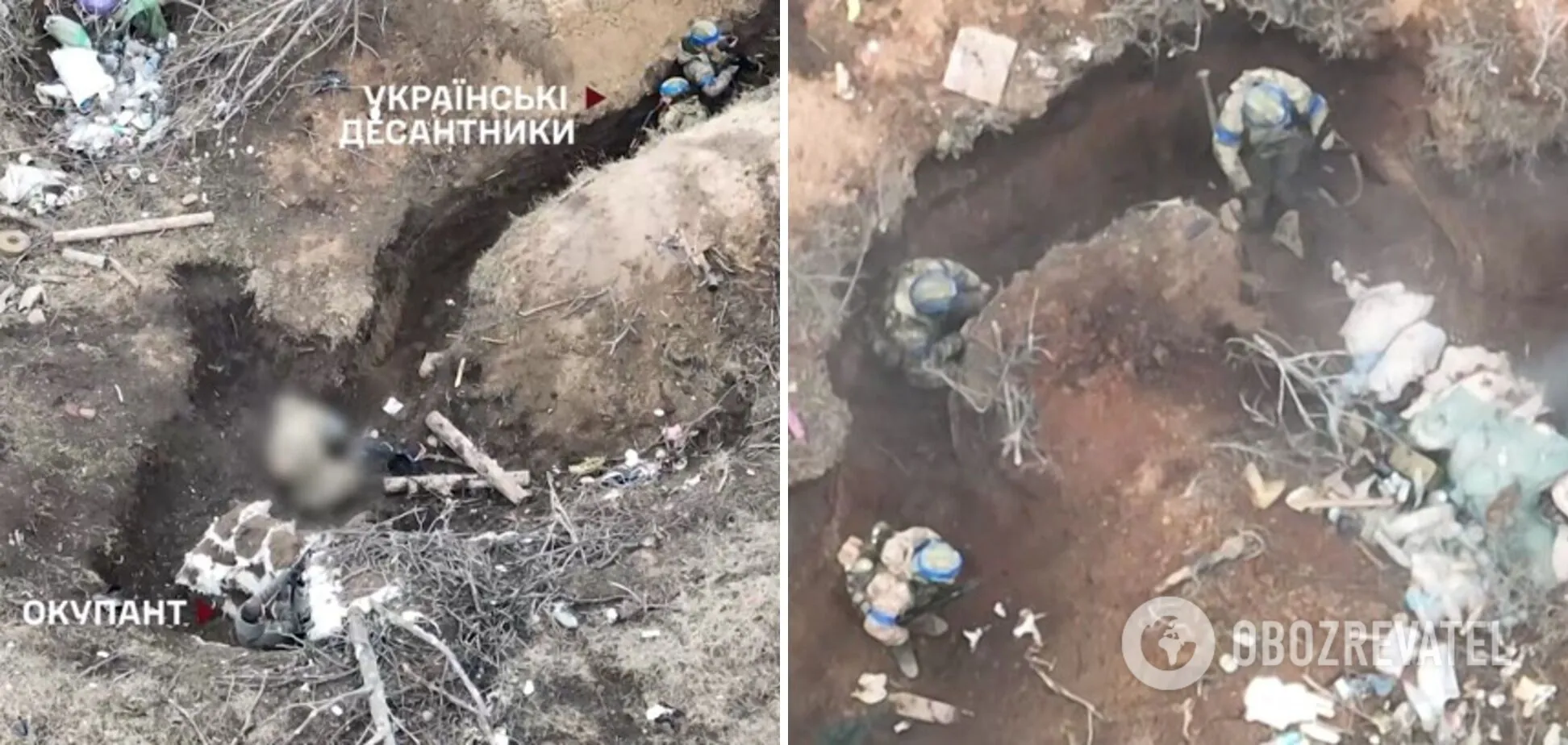 Українські єгері-десантники знищили підрозділ окупантів та зайняли їхні бойові позиції. Відео 18+ dqxikeidqxiqqeant