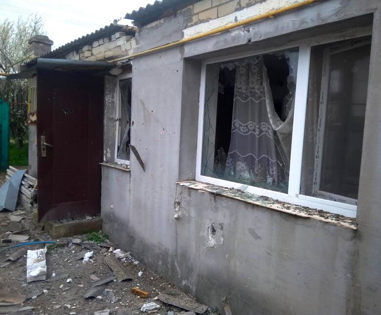 Росіяни атакували Берислав із безпілотників, поранено поліцейського 03