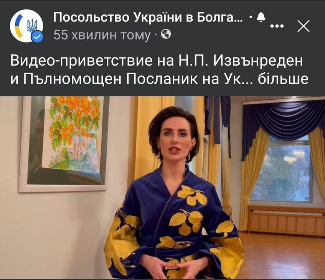 олеся илащук, посол украины в болгарии, халат илащук