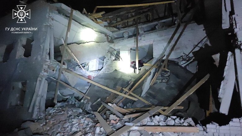 Унаслідок ворожого авіаудару по Сумщині пошкоджено будівлю психоневрологічного інтернату, евакуйовано понад 100 осіб 02