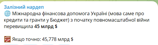 Обсяг допомоги становив 45,778 мільярдів доларів dqxikeidqxiqqeant