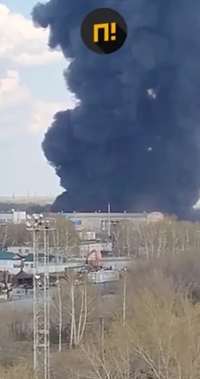 У Дзержинську спалахнула потужна пожежа на заводі, піднявся стовп чорного диму. Відео dqxikeidqxitkant