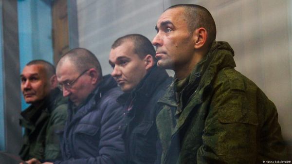 Суд над российскими военными в Полтавской областиФото: Hanna Sokolova/DW