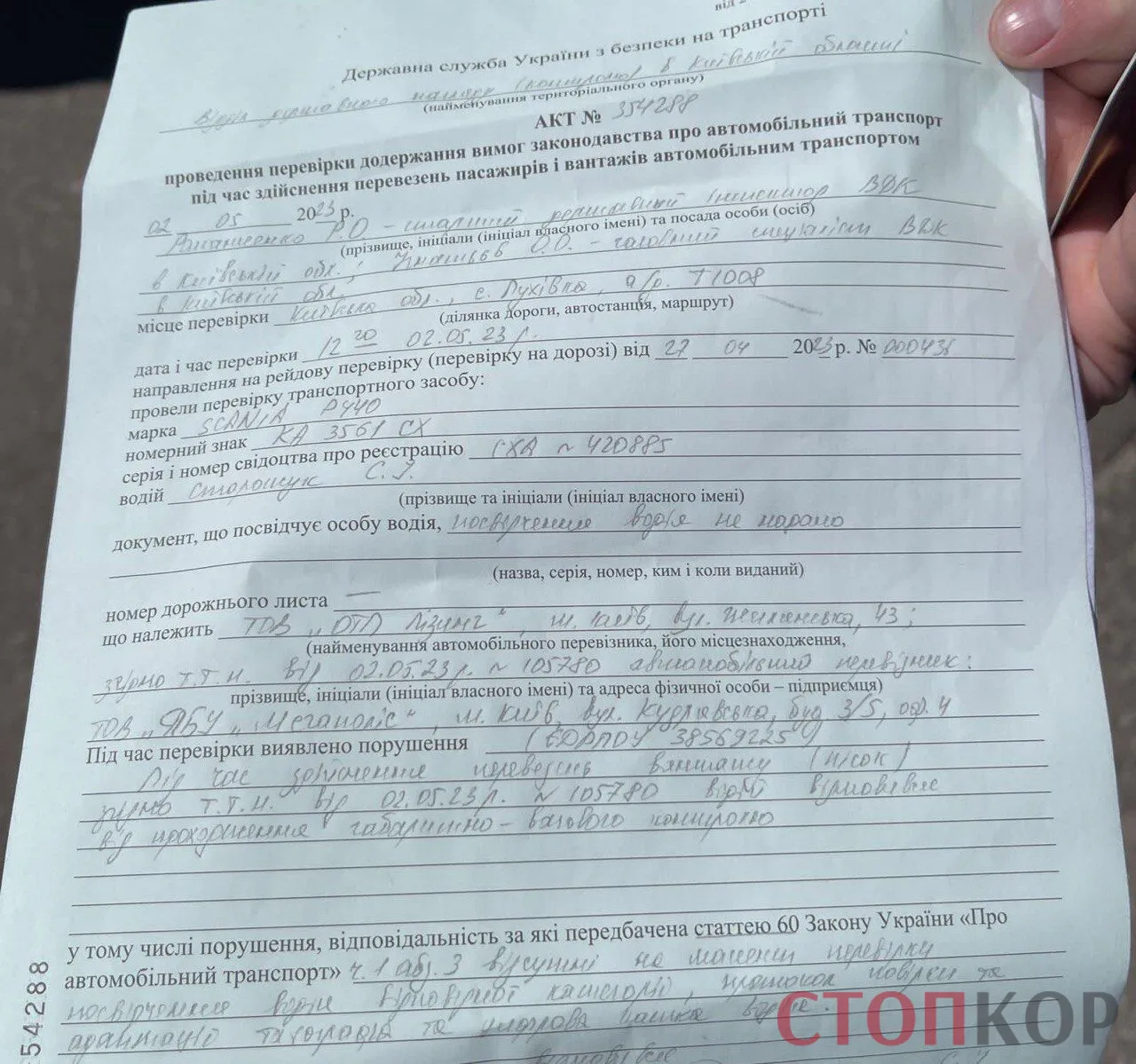 Стройиндустрия-Сервис ЛТД акт