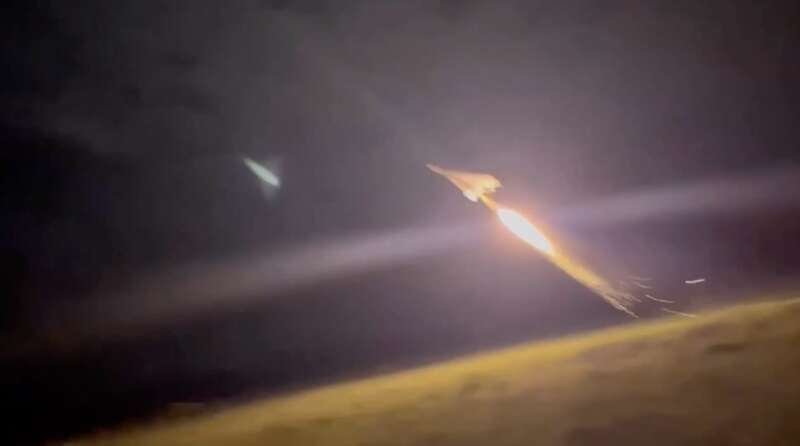 Російські військові показали, як запускають "Шахеди" по українських містах. Відео dqxikeidqxiqqeant