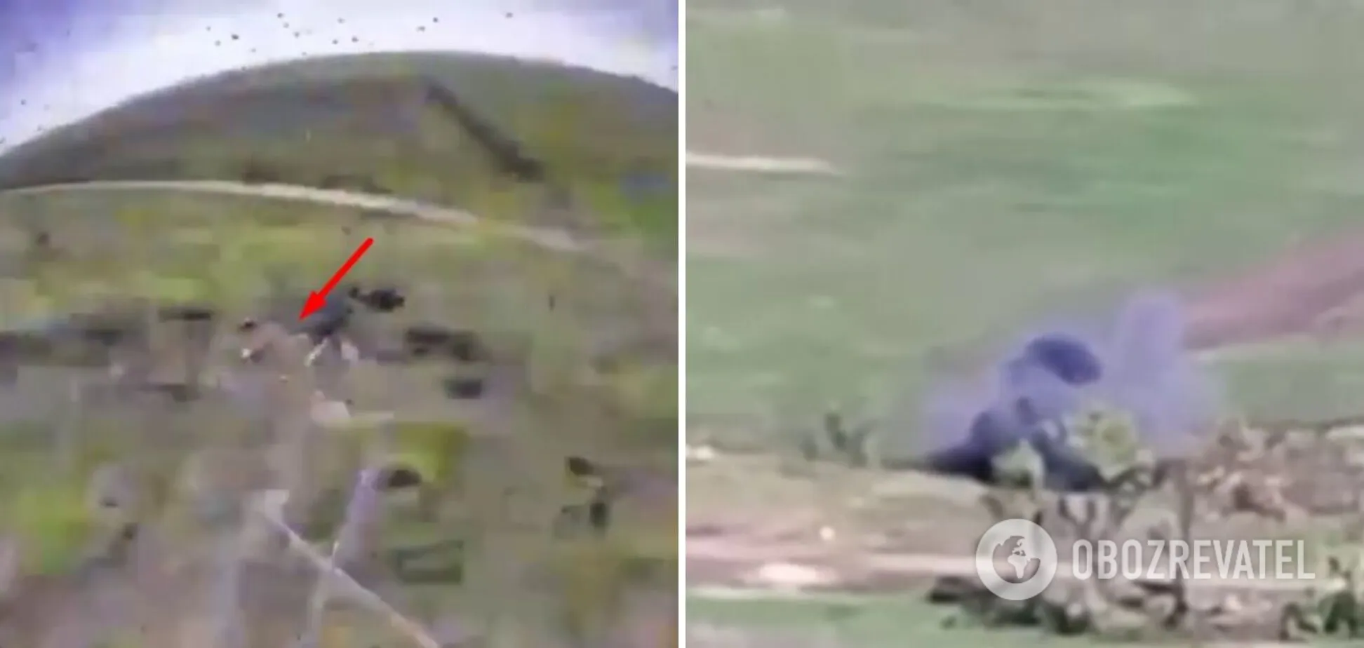 Дрон-камікадзе ЗСУ залетів у набитий окупантами бліндаж і влаштував потужну "бавовну". Відео