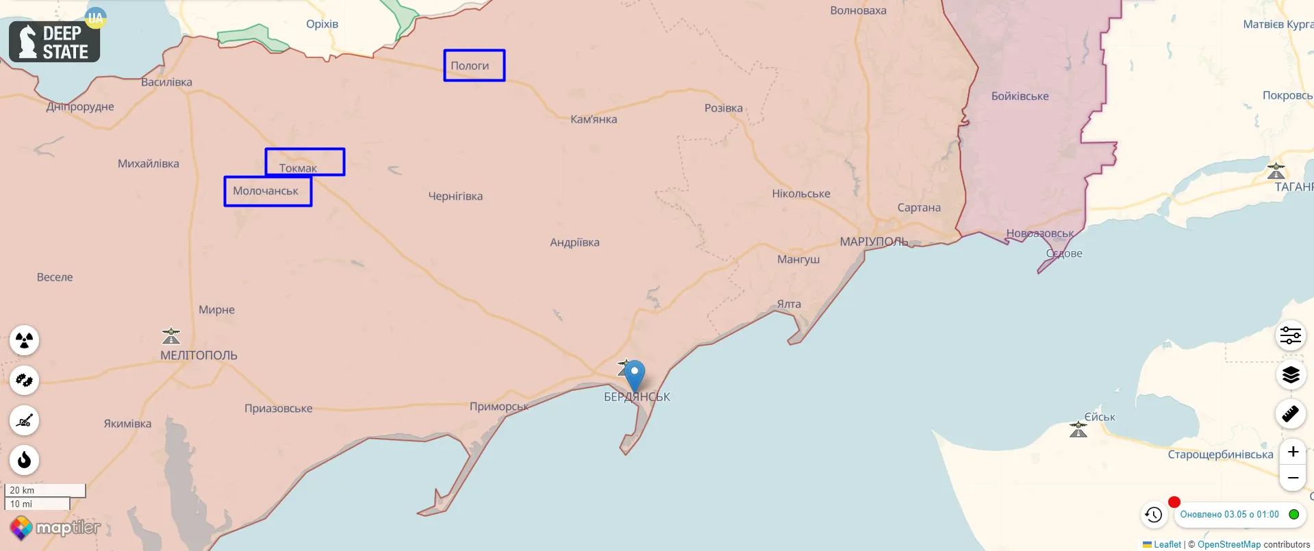 Окупанти терміново організовують евакуацію з Токмака, Пологів, Молочанська до Бердянська, – Федоров dqxikeidqxitkant