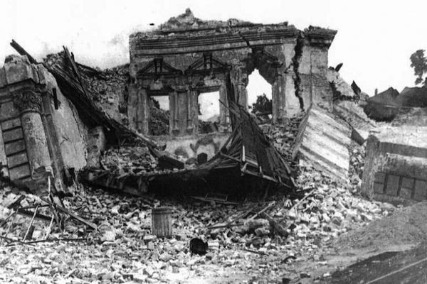 После разрушения храма