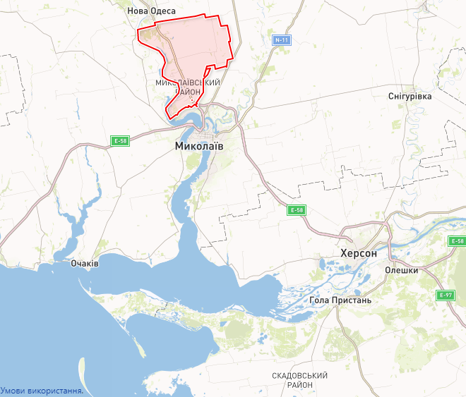 Костянтинівська тергромада на карті.