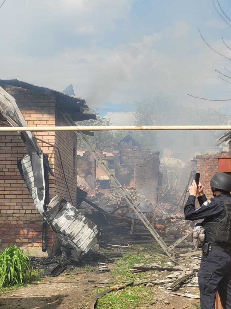 Наслідки обстрілу Костянтинівки