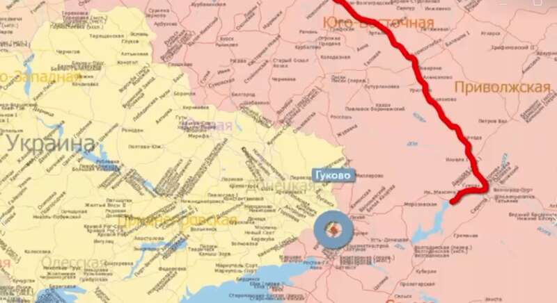 Эшелон должен прибыть в Гуково 22 мая, там сменят локомотив и его бригаду