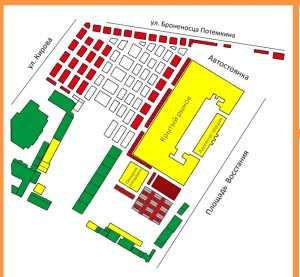 карта Конного рынка