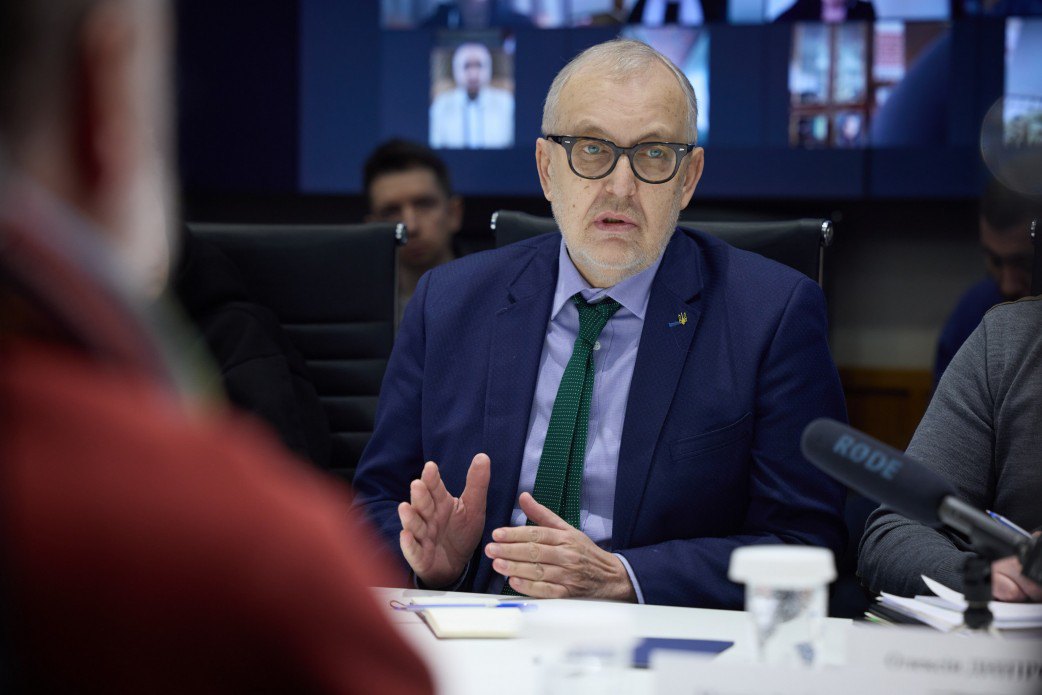 Юрій Макаров під час зустрічі 9 березня 2023