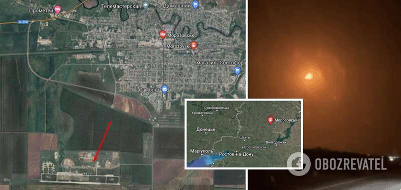 "Коли у них зброя закінчиться?" Росіяни влаштували істерику через атаку на військовий аеродром у Ростовській області. Відео "бавовни" dqxikeidqxiqqeant