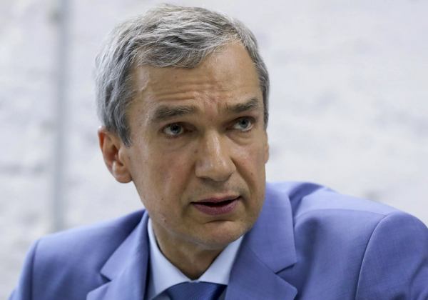 Павло Латушко, білоруський опозиціонер та заступник голови Об’єднаного перехідного Кабінету Білорусі © AP / Sergei Grits