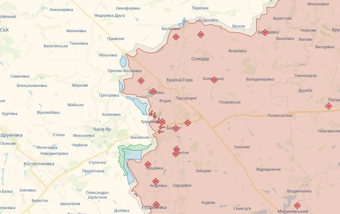 Воїни ЗСУ в ході боїв під Бахмутом знищили близько 80 окупантів, – Череватий dqxikeidqxiqqeant