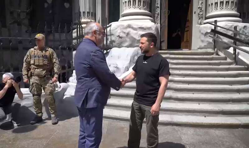 У Київ з візитом прибув президент Естонії: політик уже зустрівся із Зеленським. Відео dqxikeidqxitkant